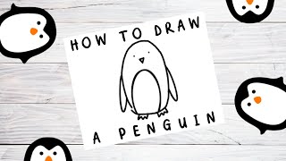 ✏️🐧 How to Draw a Penguin | Simple Art Tutorial for Kids | Directed Drawing | Twinkl USA