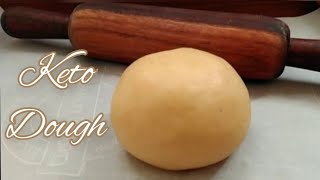 Keto Recipe - Non Sticky BEST Keto Dough | How to Make FATHEAD DOUGH | Keto Pizza Dough Recipe