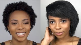 How To Straighten Twa Natural Hair