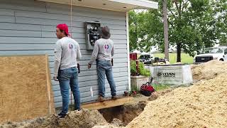 Electrical Meter Box Relocation!