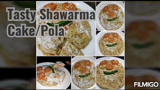 'ഷവർമയുടെ അതെ രുചിയിൽ ഒരു ഷവർമ കേക്ക് '|Shawarma Cake/Pola|Easy evening snacks recipe|Emil's Foodie|