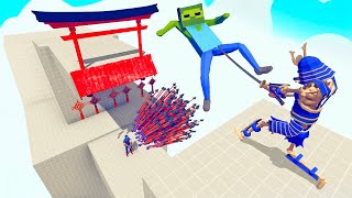 SKELETON SAMURAI and GOD ARCHER vs  EVERY UNIT | TABS - Totally Accurate Battle Simulator