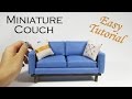 DIY Miniature Couch (No Sew) DIY Miniature Couch (No Sew)