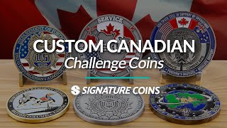 Custom Canada Challenge Coins