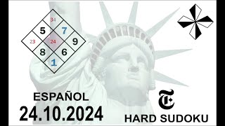 NYT HARD SUDOKU  24/10/2024