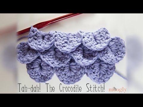 How to Crochet: Crocodile Stitch How to Crochet: Crocodile Stitch