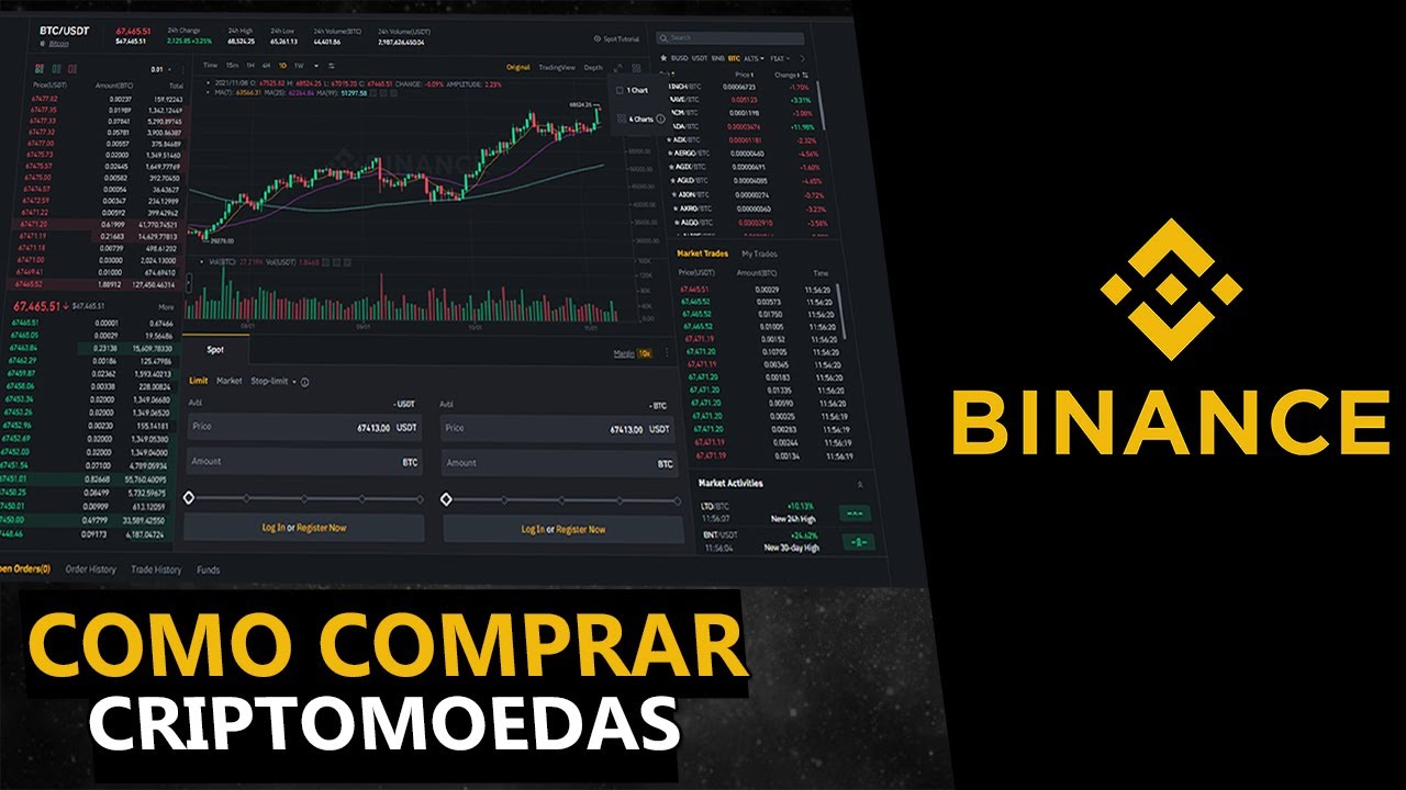 TUTORIAL BINANCE PARA INICIANTES : COMO COMPRAR, VENDER E SACAR ...