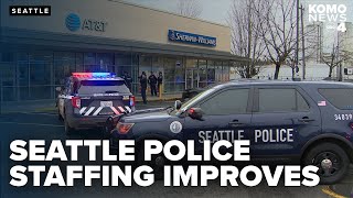 Harrell says Seattle police staffing levels improving as more officers join force