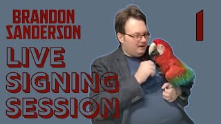 #1 - Brandon Sanderson Live Signing Session