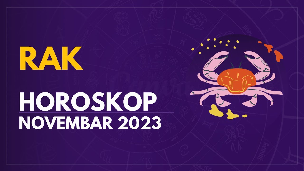 Rak Horoskop Za Novembar 2023 Youtube