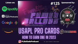 Episode 125 - USAPL Pro Cards: The 4 types & How to earn them in 2023