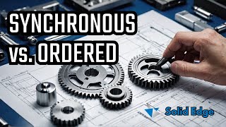 Solid Edge Tutorial: SYNCHRONOUS vs. ORDERED - Discover the Key Differences
