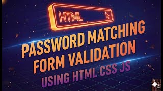 Day16-Password Validation Using HTML CSS and JavaScript | Java Developers 2025