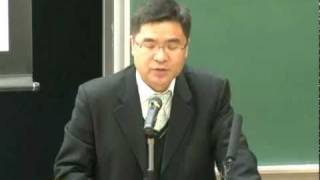 京都大学国際研究集会「大学のグローバル化と複言語主義」PARK Dong-Yeol (Univ. nationale de Séoul, Corée) 2010年11月5日