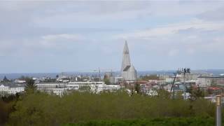 アイスランド観光地 レイキャヴィーク ペルトラン 展望台と氷河の洞窟（人工） Iceland Sightseeing Reykjavik Perlan Observatory and Ice Cave