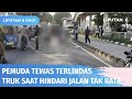 Niat Hindari Jalan Bergelombang, Pengendara Motor Tewas Terlindas Truk | Liputan 6