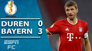Eric Choupo-Moting and Thomas Muller score as Bayern Munich cruise in DFB Pokal | ESPN FC