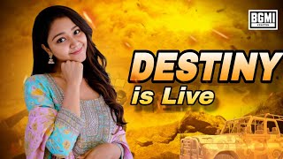 🔴 BGMI LIVE TELUGU#girlgamer #kannada #hindi #BGMI #TELUGU #tdmrooms #livestreaming#DESTINYPLAYSYT