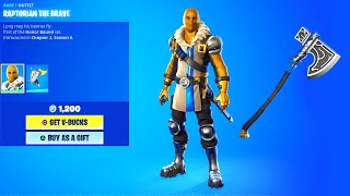 *NEW* RAPTORIAN THE BRAVE Skin Set! (Fortnite Item Shop)