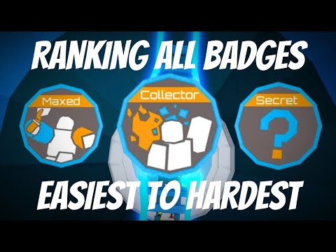Ranking ALL BADGES From EASIEST To HARDEST In Tower Of Hell Roblox!