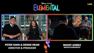Peter Sohn and Denise Ream Interview for Disney Pixar's Elemental