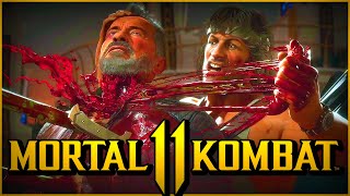 RAMBO Vs THE TERMINATOR | (Mortal Kombat 11 Ultimate - Kombat Pack 2 Gameplay)