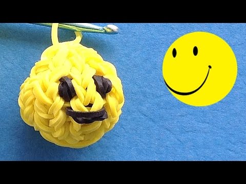 Rainbow Loom 3D Smiley Face - How to make with loom bands Rainbow Loom 3D Smiley Face - How to make with loom bands