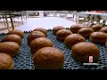 Modern Bread Machinery in Food Factory - Awesome Workers Bread Processing Fastest Skills