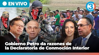 Gobierno Petro da razones de Declaratoria Conmoción Interior por crisis en Catatumbo | Sesión Senado