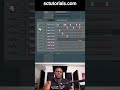 How to make Afrobeat Drum pattern in FL Studio #musicproduction #musicproducer