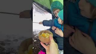 SOLO CAMPING • CAMPING IN SNOW • RELAXING AND SLEEP WITH THE SOUNDS OF SNOW • | Forest | Realex