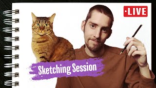 Drawing a Realistic Cat Portrait [Pt. 1] - Drawing Cats #09