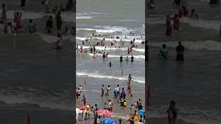 সুনামি (Tsunami) আসার পূর্বে দীঘার সৈকতে উত্তল ঢেউ 🌊 #digha #beach #viralshorts #shorts #cyclone