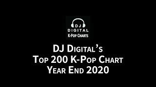 DJ Digital's Top 200 K-Pop Chart - Year End 2020