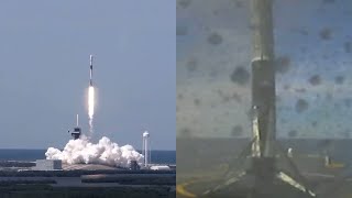 SpaceX Starlink 7 launch & Falcon 9 first stage landing, 22 April 2020