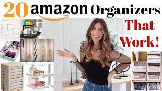 20 AMAZON Home ORGANIZERS that Work 2024! 20 Multifunctional Organization solutions for your Home!