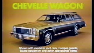 1977 Chevrolet Chevelle station wagon commercial