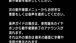 UDCast 動作確認音声動画版