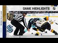 Golden Knights @ Kraken 10/15 | NHL Highlights 2022