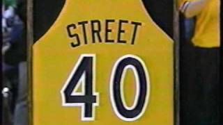 1993 Iowa basketball - Chris Street's #40 retirement ceremony