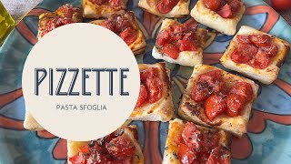 PIZZETTE DI PASTA SFOGLIA - Ricetta facile e veloce