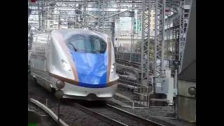 JR東日本E7系北陸新幹線あさま 東京駅到着