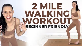 Indoor Walking Workout Beginner | 2 Mile Walk (Pregnancy, Postpartum, Babywearing Workout)