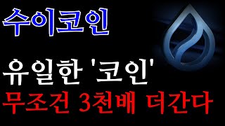 [ 수이 코인 sui ] 여태 이런 코인은 없었다..!!!! 무조건 지금부터 3천배 더 갑니다!!