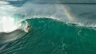 Morning rainbows on Padang Padang 30 July 2021