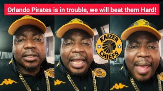 Kaizer Chiefs Big Supportar Man B saying they will beat Orlando Pirates hard 1 February