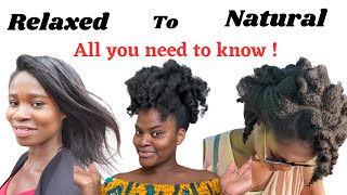 How to change from relaxed hair to natural hair/ with a special guest!