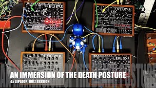 AN IMMERSION IN THE DEATH POSTURE - four Leploop groovebox machines