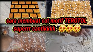 coba aplikasikan cara mengecat seperti ini ke tembok rumah, pasti tetanggamu auto iri melihatnya