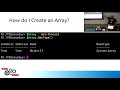 PSS: PowerShell 101 Arrays with Wes Carroll